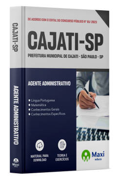 Apostila Prefeitura de Cajati - SP - 2023