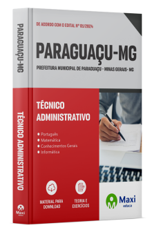 Apostila Prefeitura de Paraguaçu - MG 2024