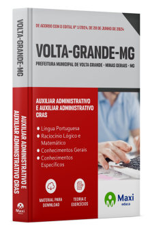 Apostila Prefeitura de Volta Grande-MG 2024