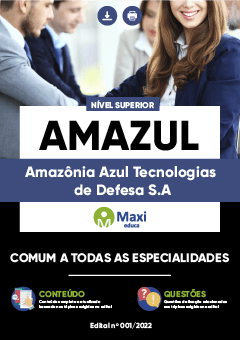Apostila - Amazônia Azul Tecnologias de Defesa S.A - AMAZUL