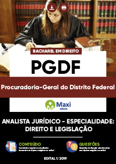 Apostila Digital em PDF da Procuradoria-Geral do Distrito Federal - PGDF