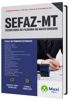 Apostila Sefaz - MT - 2023