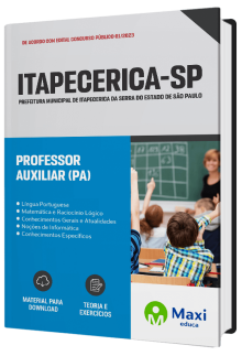 Apostila Prefeitura de Itapecerica - SP 2023