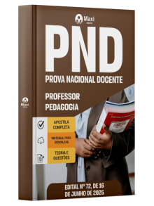 Apostila CNU Professores - Prova Nacional Docente (PND) - 2025