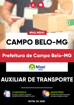 Apostila Prefeitura de Campo Belo-MG