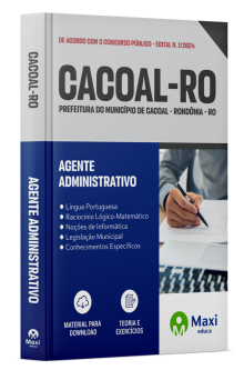 Apostila Prefeitura Municipal de Cacoal - RO 2024