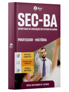 Apostila SEC-BA - Secretaria da Educação do Estado da Bahia - 2025