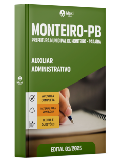Apostila Prefeitura de Monteiro - PB - 2025