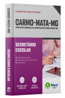 Apostila Prefeitura de Carmo da Mata - MG - 2024