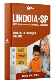 Apostila Prefeitura de Lindoia - SP 2025