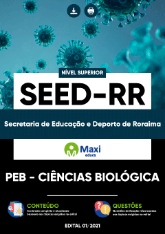 Apostila Digital em PDF da Secretaria de Educação e Deporto de Roraima - SEED-RR