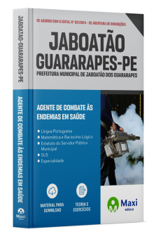 Apostila Prefeitura de Jaboatão dos Guararapes - PE - 2024