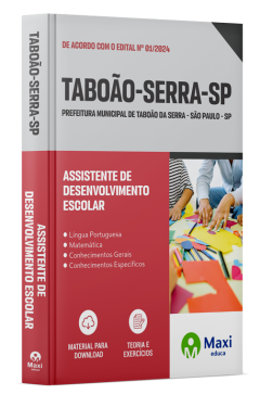 Apostila Prefeitura de Taboão da Serra - SP - 2024