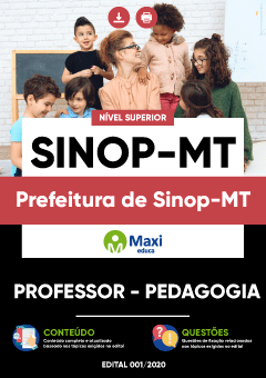Apostila Prefeitura de Sinop-MT - Professor - Pedagogia
