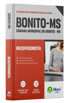 Apostila Câmara de Bonito - MS - 2024