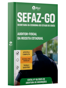 Apostila SEFAZ-GO - Secretaria de Estado da Fazenda do Estado de Goiás - 2025