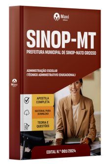 Apostila Prefeitura de Sinop-MT 2024