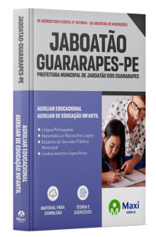 Apostila Prefeitura de Jaboatão dos Guararapes - PE - 2024