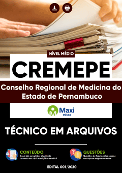 Apostila Conselho Regional de Medicina do Estado de Pernambuco - CREMEPE