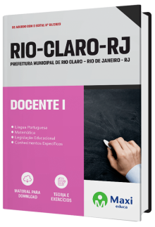 Apostila Prefeitura de Rio Claro - RJ - 2023