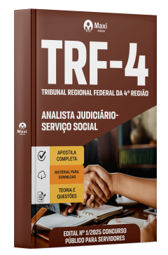 Apostila TRF- 4 -Tribunal Regional Federal da 4ª Região -2025