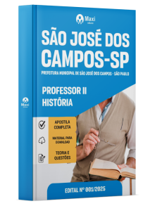 Apostila Prefeitura de São José dos Campos - SP  2025