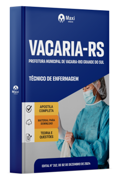 Apostila Prefeitura de Vacaria-SP 2024