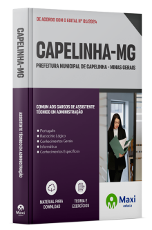 Apostila Prefeitura de Capelinha-MG 2024