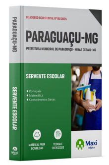 Apostila Prefeitura de Paraguaçu - MG 2024