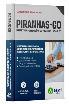 Apostila Prefeitura de Piranhas - GO - 2024
