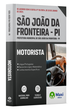 Apostila Prefeitura de São João da Fronteira - PI - 2024