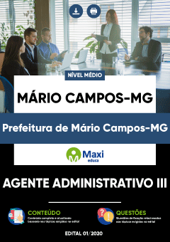 Apostila Prefeitura de Mário Campos-MG