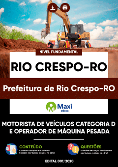 Apostila Prefeitura de Rio Crespo-RO