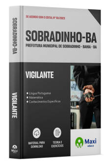 Apostila Prefeitura de Sobradinho - BA - 2023