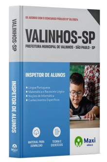 Apostila Prefeitura de Valinhos - SP - 2024