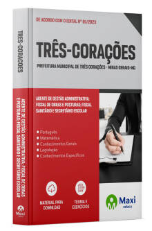 Apostila Prefeitura de Três Corações-MG 2023