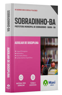 Apostila Prefeitura de Sobradinho - BA - 2023