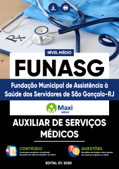 Apostila Fundação Municipal de Assistência à Saúde dos Servidores de São Gonçalo-RJ - FUNASG