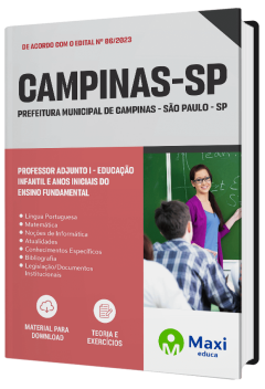 Apostila Prefeitura  de Campinas - SP - 2023