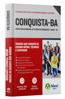 Apostila Prefeitura de Vitória da Conquista - BA - 2024