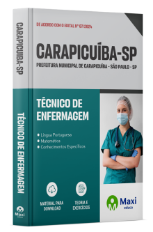 Apostila Prefeitura de Carapicuíba - SP - 2024