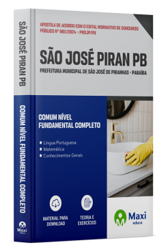 Apostila Prefeitura de São José de Piranhas-PB 2024