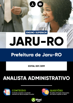 Apostila Digital em PDF da Prefeitura de Jaru-RO