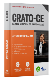 Apostila Câmara de Crato – CE - 2024