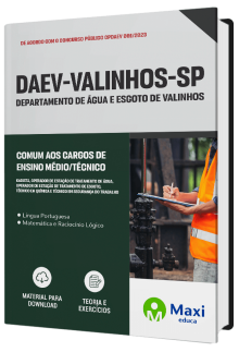 Apostila DAEV Valinhos - SP - 2023