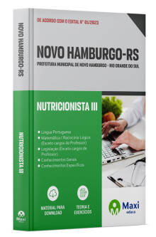 Apostila Prefeitura de Novo Hamburgo-RS 2023