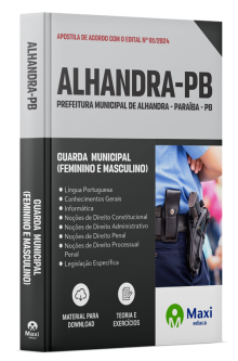 Apostila Prefeitura de Alhandra - PB - 2024