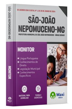 Apostila Prefeitura de São João Nepomuceno-MG 2024