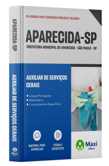 Apostila Prefeitura de Aparecida - SP - 2024