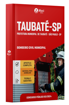 Apostila Prefeitura de Taubaté-SP 2024